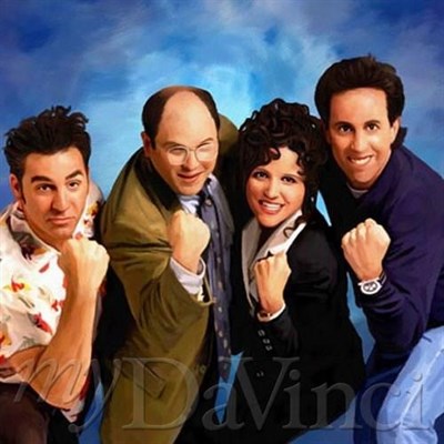 Seinfeld Oil Painting Giclee - myDaVinci